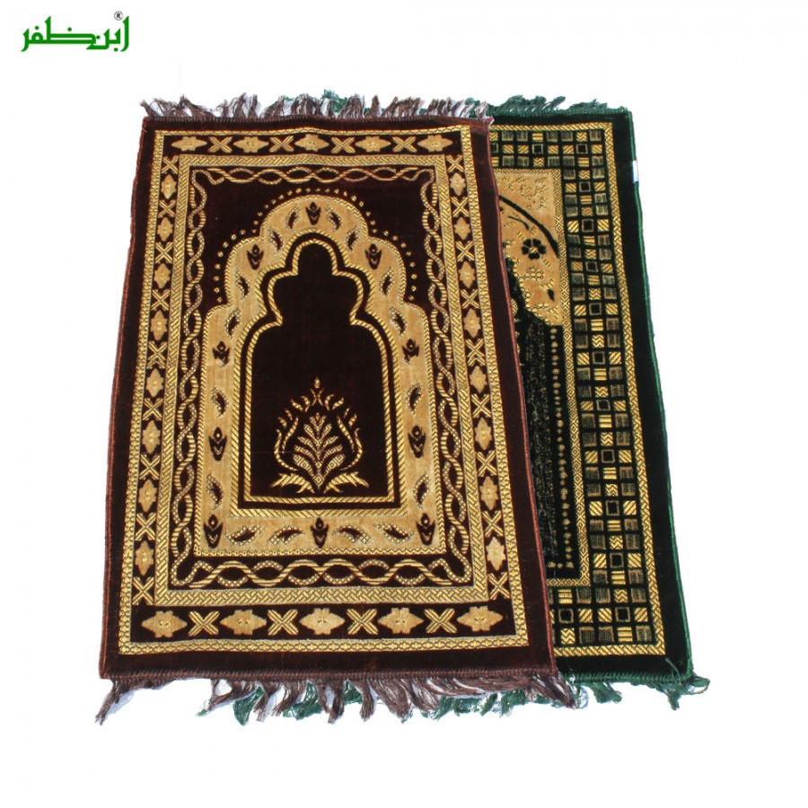 Traditional Turkish Style Prayer Rug | Jai Namaz | Janamaz Prayer Mat For Teens and Adults – جائے نماز